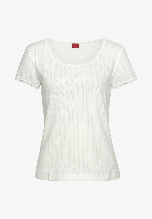 s.Oliver Pyjama top - ecru