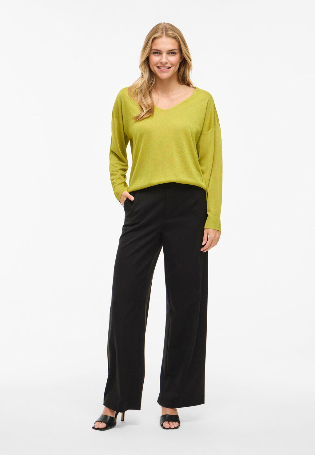VILA Knitted VINOVY V-neck