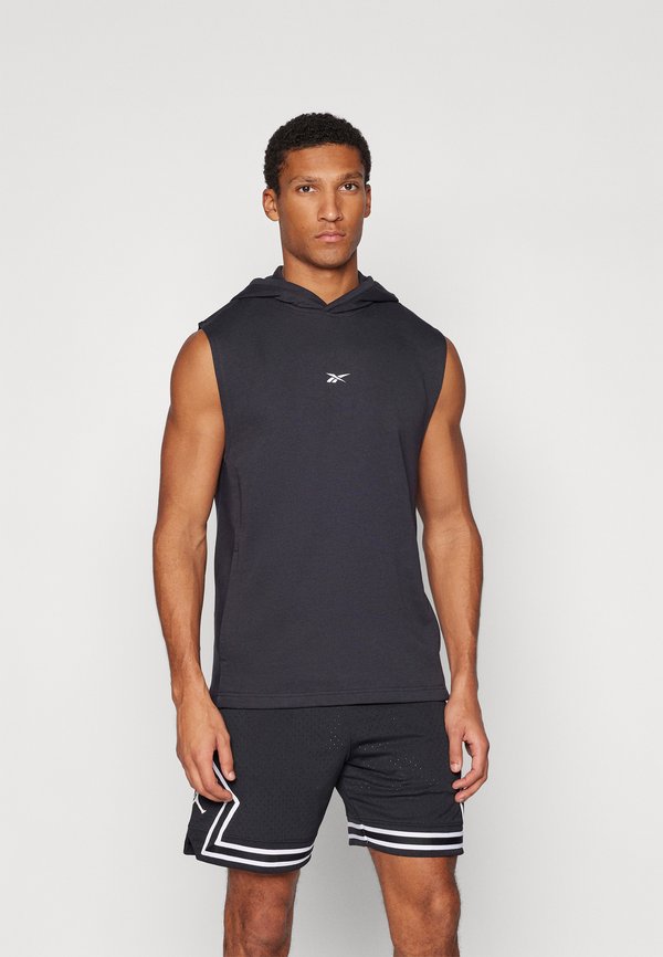 Reebok BASKETBALL HOODIE - Hoodie - black