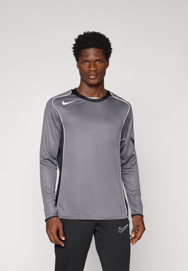 Nike Performance T90 TOP - Long sleeved top - light graphite/black/sail/white