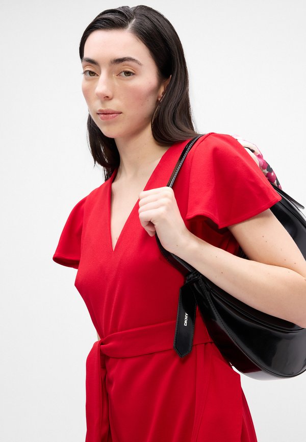 DKNY FLUTTER FAUX WRAP
