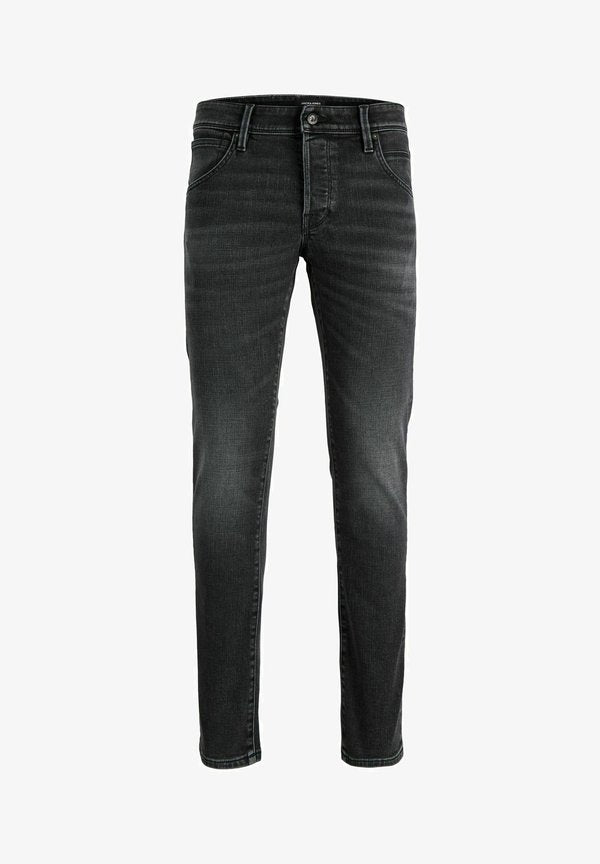 Jack & Jones SLIM FIT JEANS JJIGLENN JJFOX SQ 380 NOOS SLIM FIT JEANS - Slim fit jeans - black denim