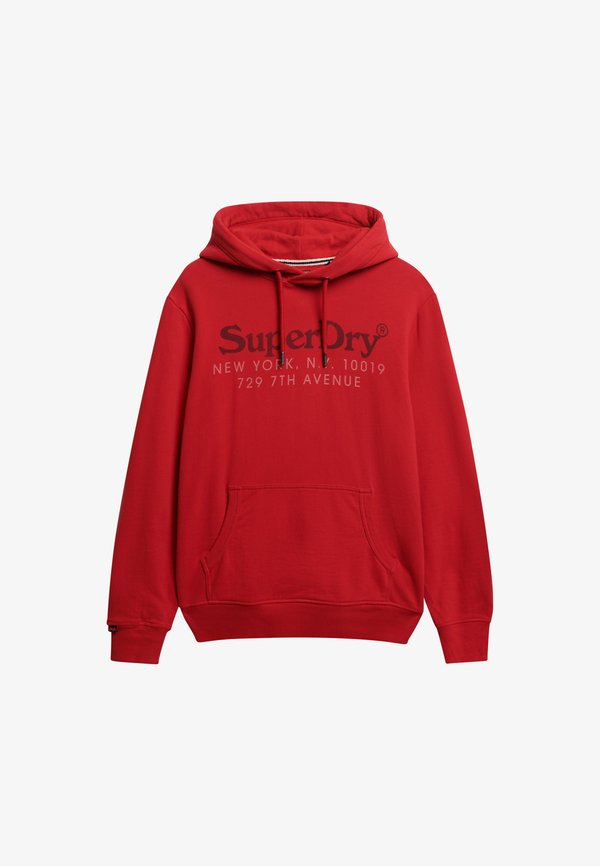 Superdry & Co NEW YORK VENUE  - Hoodie - indiana red