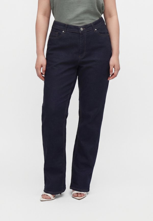 Vero Moda Curve VMCMARI TESSA - Flared Jeans - dark blue denim