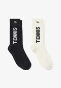 Lacoste LACOSTE - 2 PACK UNISEX - Socks - blanc noir blanc-