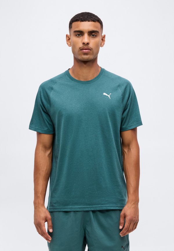 Puma PWRTRAIN TRIBLEND TEE - Sports T-shirt - herb garden