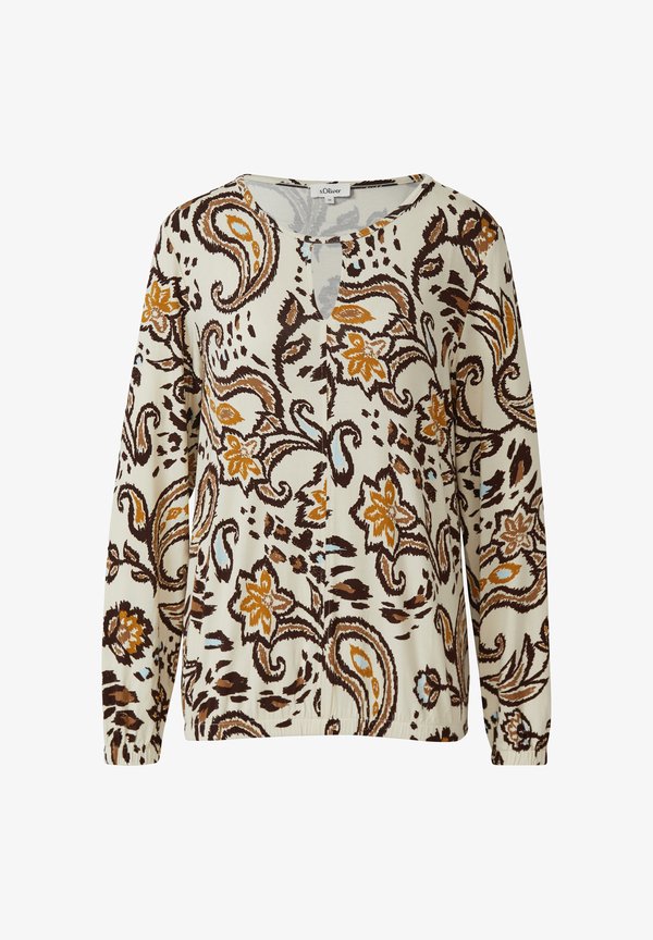 s.Oliver Long sleeved top - creme