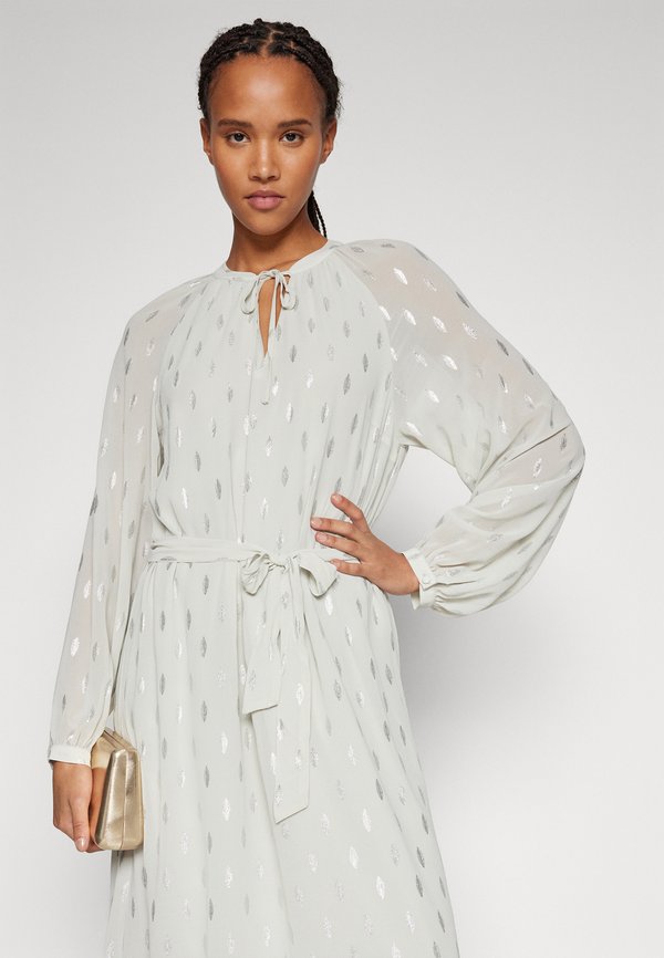 VILA VISARA TIE MIDI DRESS