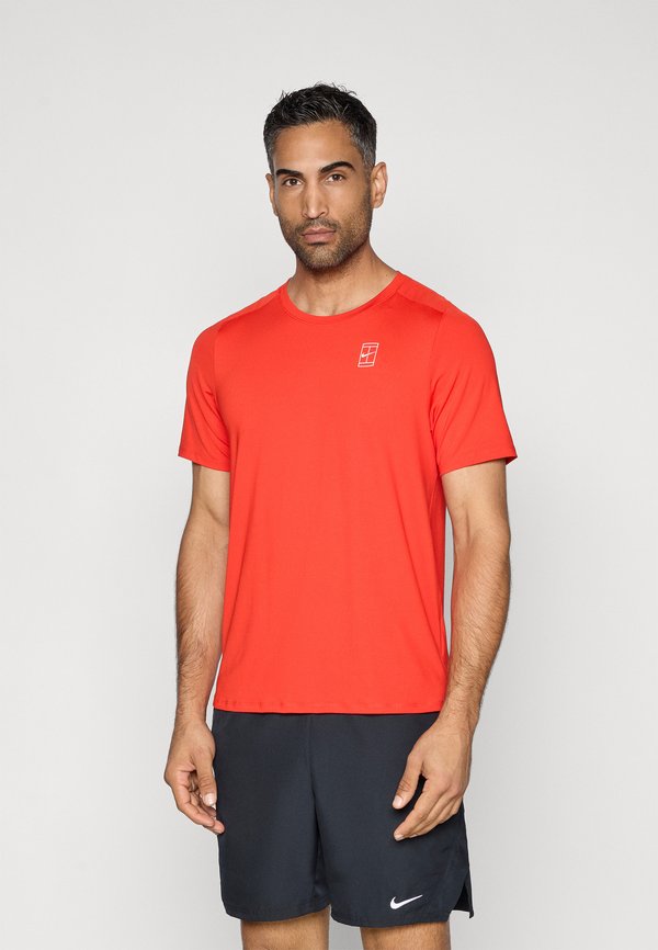 Nike Performance M NKCT DF ADVTG TOP - Sports T-shirt - chile red/white
