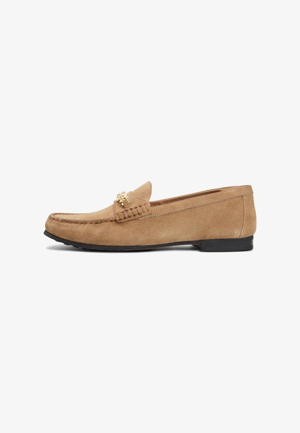 Tommy Hilfiger CHAIN PENNY  - Slip-ons - safari