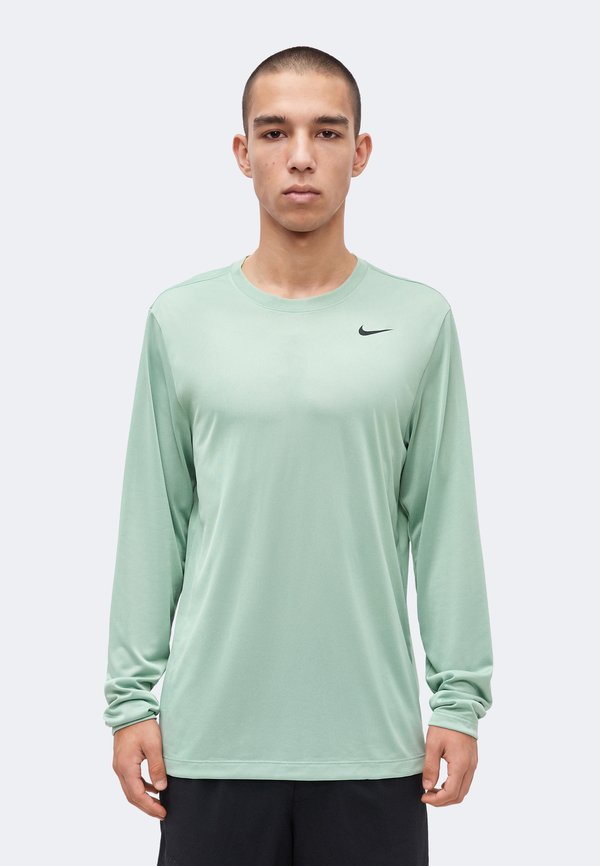 Nike Performance TEE RESET - Long sleeved top - steam/black