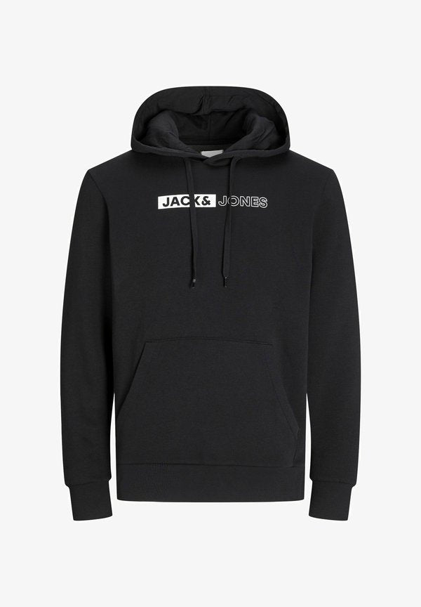 Jack & Jones Logo - Hoodie - black