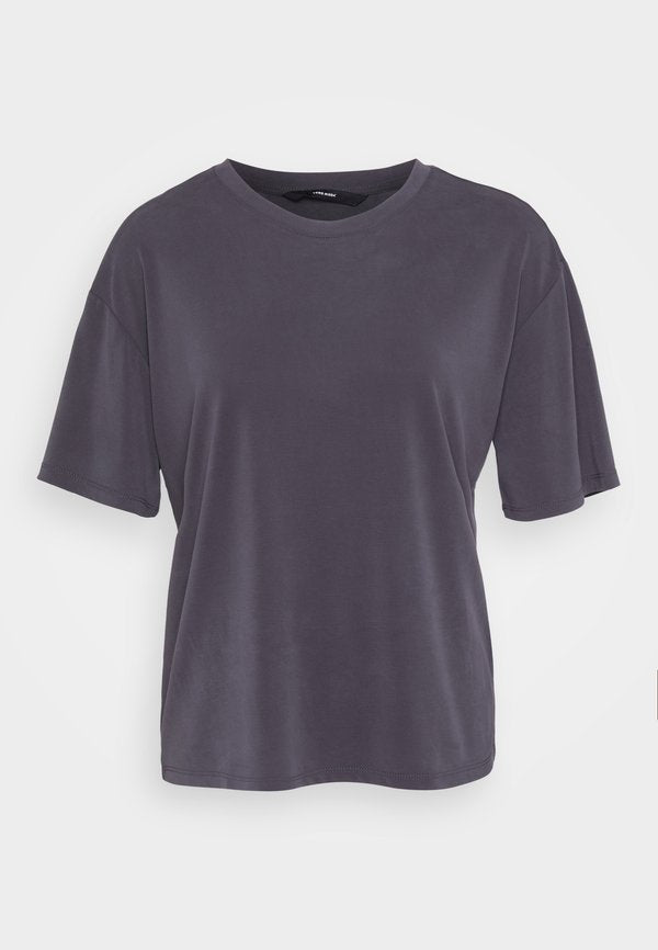 Vero Moda Tall VMFILLI TEE  - Basic T-shirt - asphalt