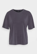 Vero Moda Tall VMFILLI TEE  - Basic T-shirt - asphalt