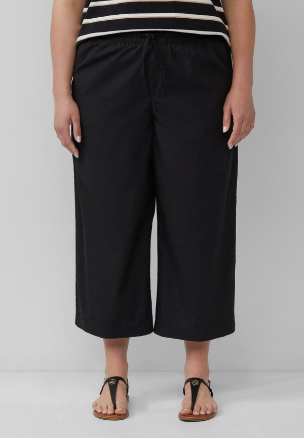 s.Oliver Trousers - schwarz