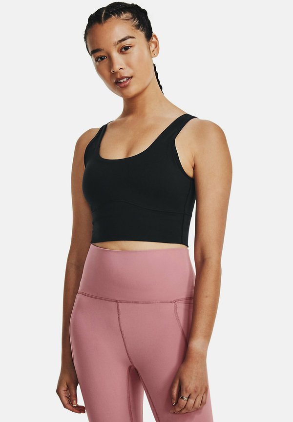 Under Armour MERIDIAN FITTED - Top - black