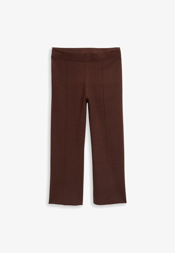 TOM TAILOR CULOTTE  - Trousers - dark pecan brown melange