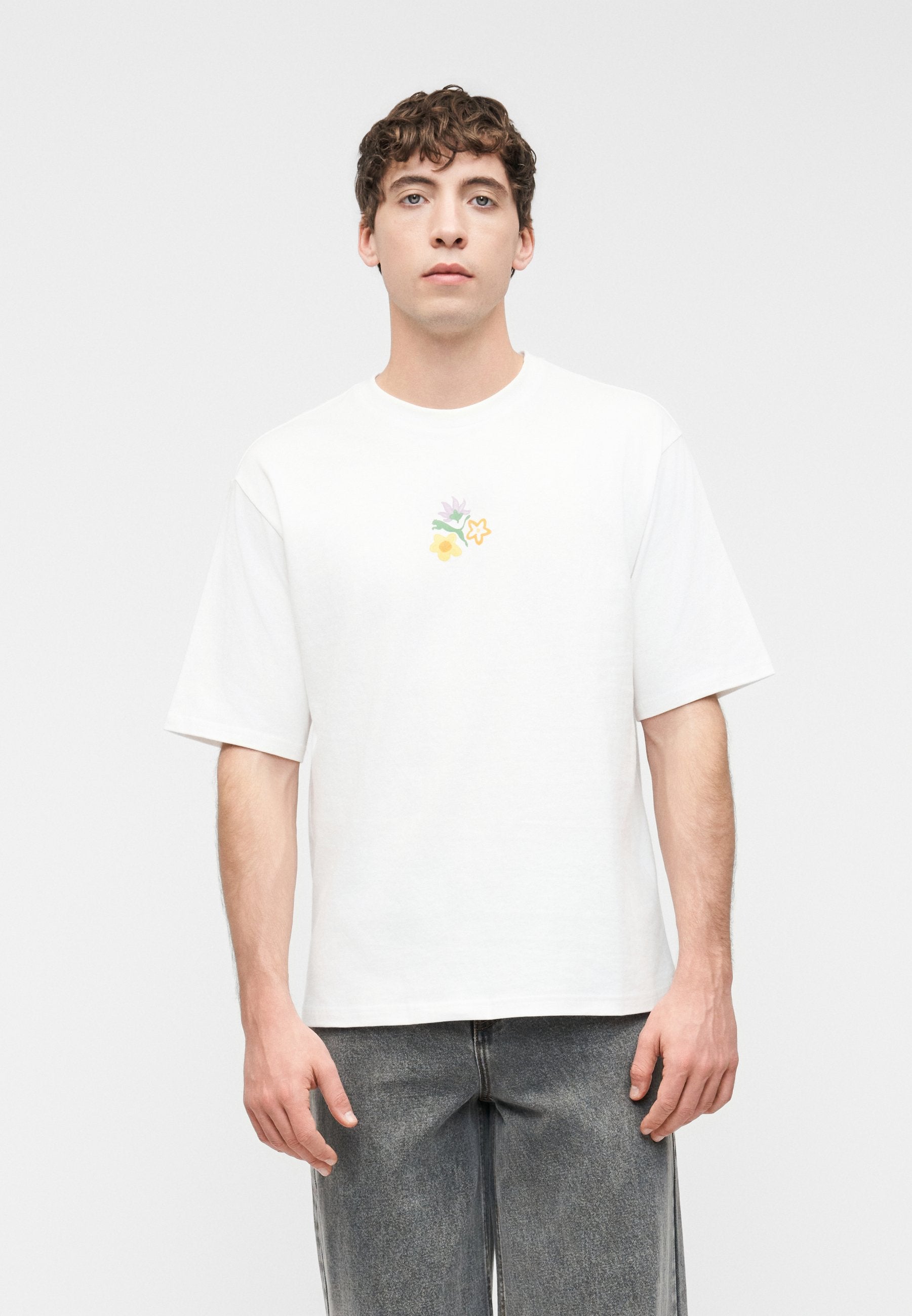 Puma BOXY FLORALS GRAPHIC TEE UNISEX