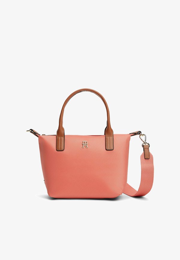 Tommy Hilfiger POPETTE MINI TOTE - Handbag - coral clay