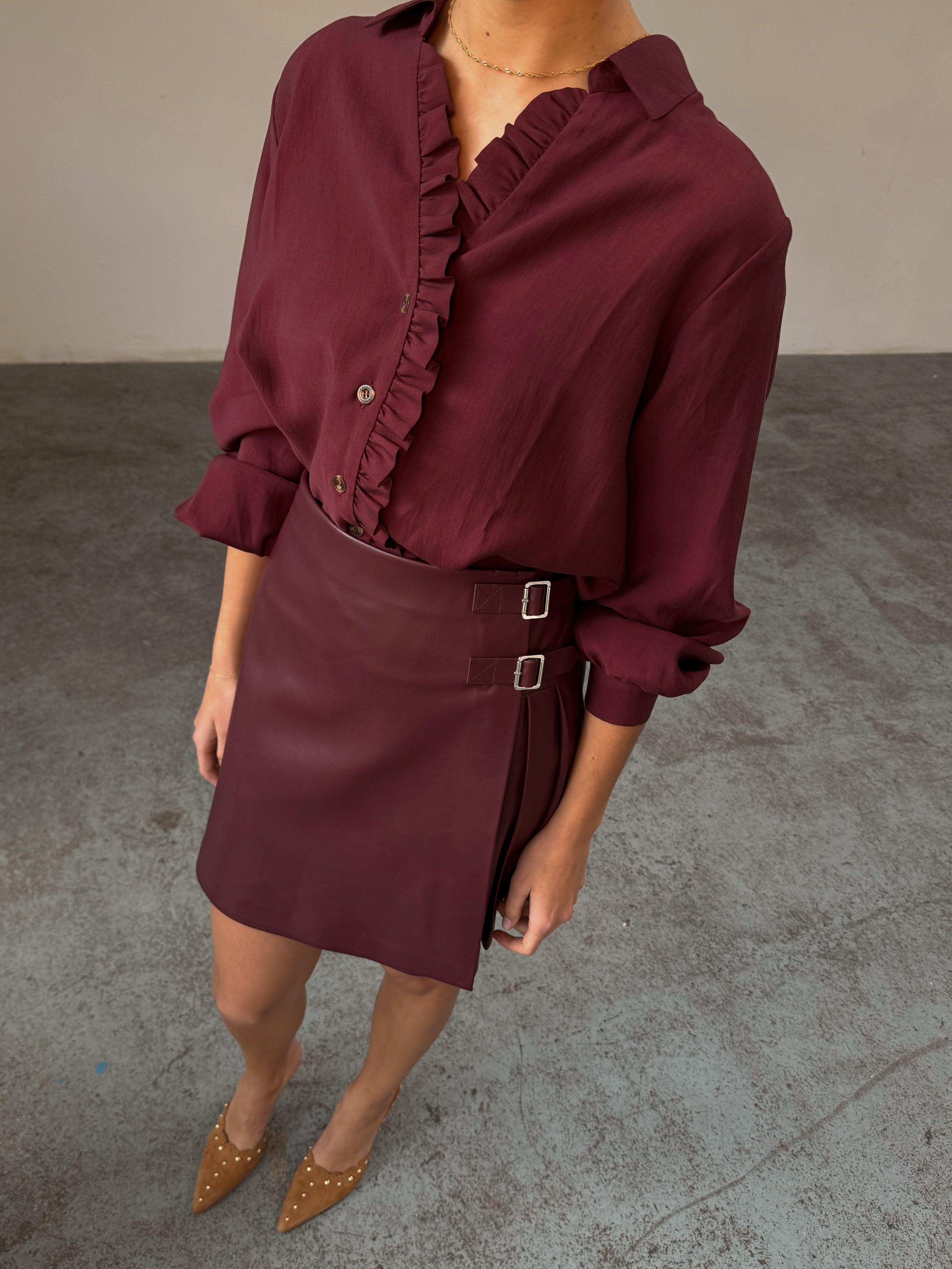 Never Fully Dressed FRILL MILEY SHIRT