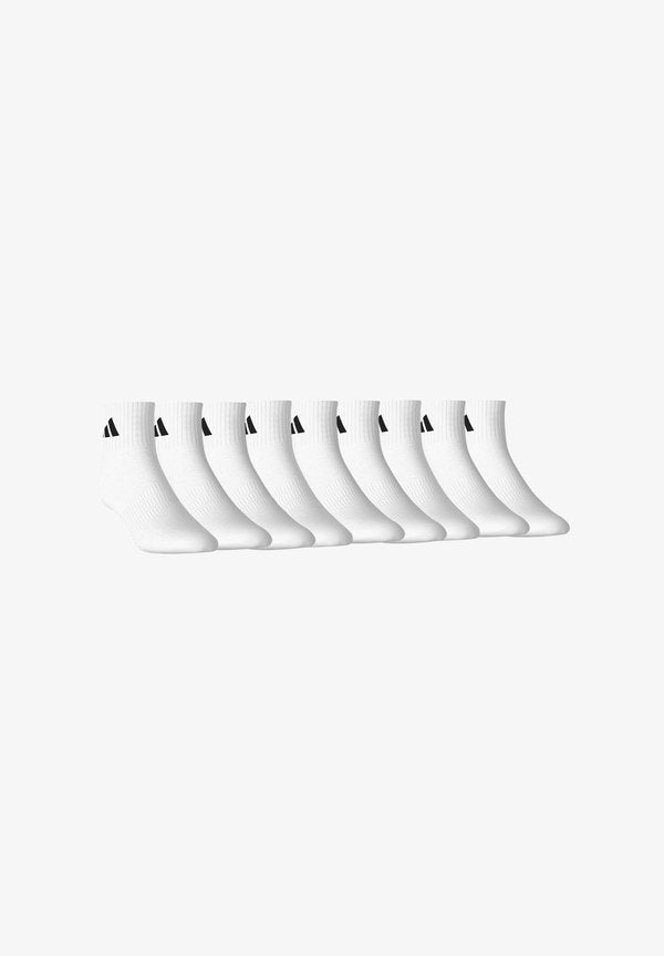 adidas Performance UNISEX THIN LIGHT SPORTSWEAR ANKLE QUARTER 9 PAAR PACK - Sports socks - white