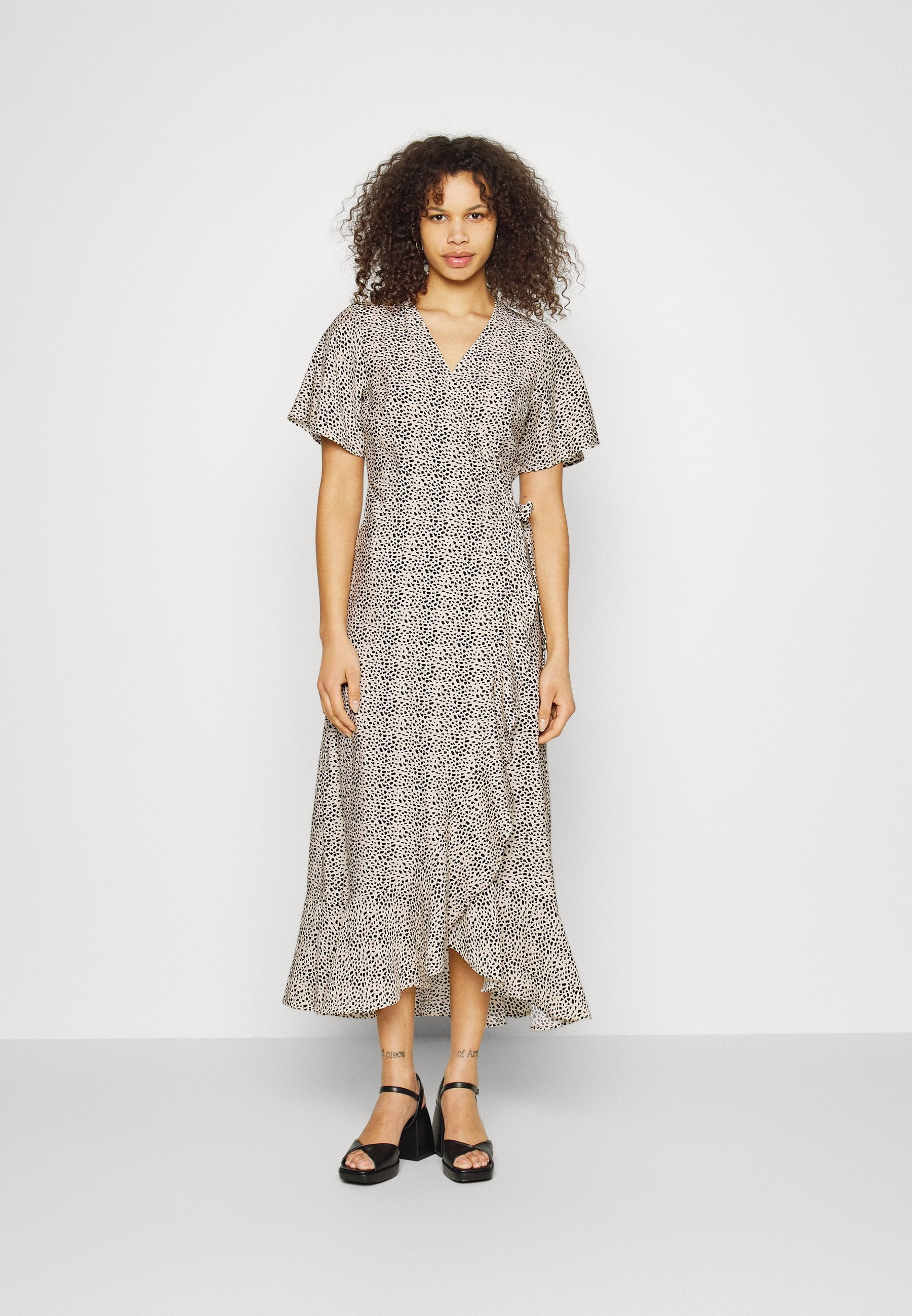 Object Tall OBJLEONORA WRAP LONG DRESS
