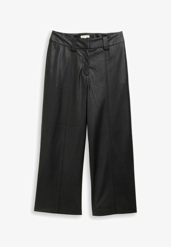 TOM TAILOR CULOTTE IN - Trousers - deep black