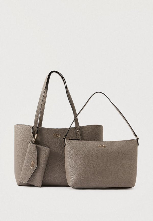 Guess BRENTON TOTE - Tote bag - dark taupe
