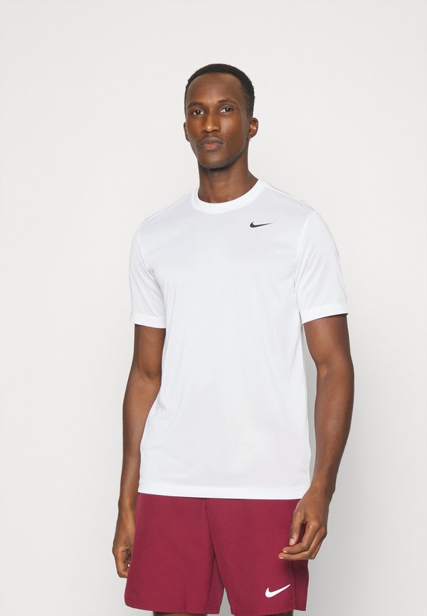Nike Performance TEE RESET - Sports T-shirt - white/black