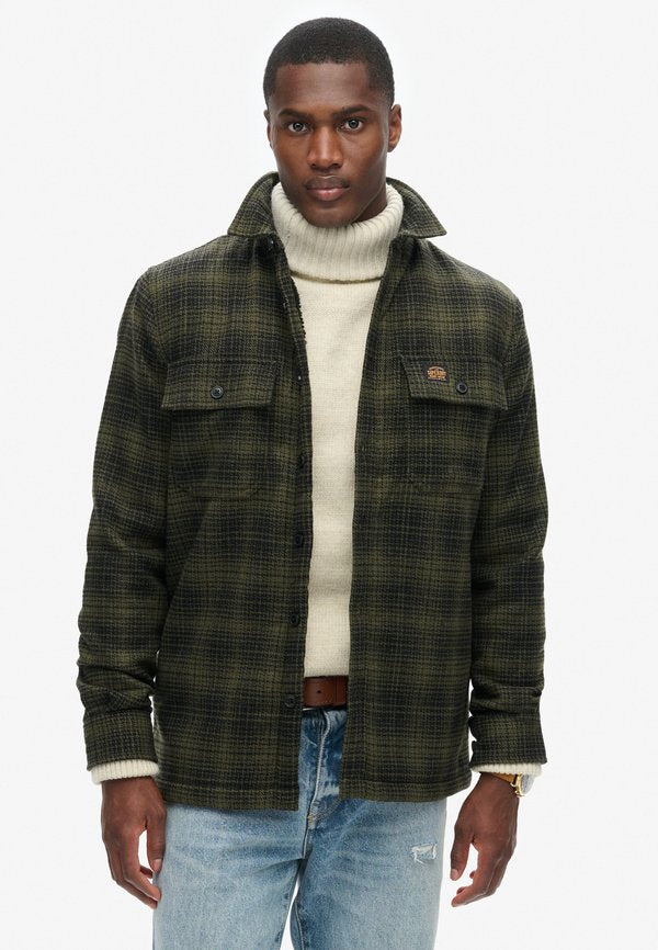 Superdry & Co MILLER - Shirt - haze ombre olive