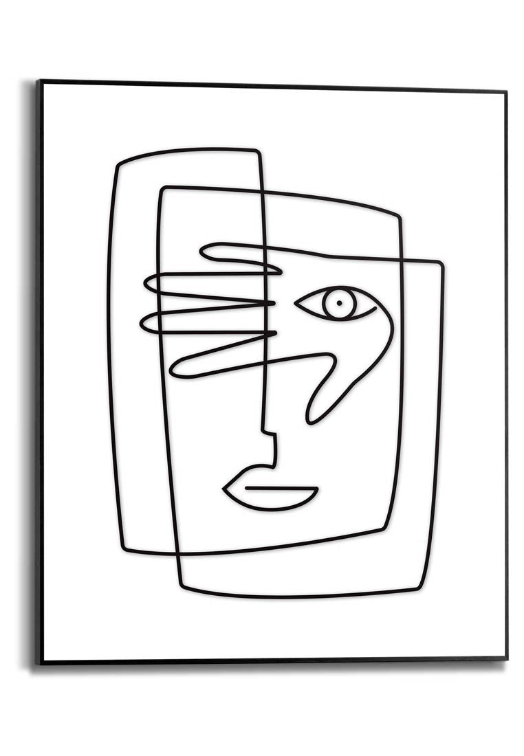 Orange Wallz ABSTRACT FACE