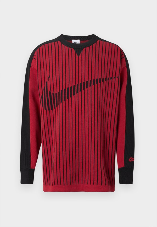 Nike Sportswear CLUB SWEATER - Jumper - team crimson/black