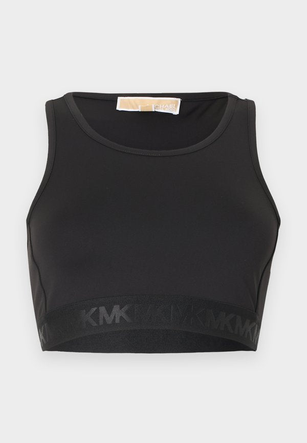 MICHAEL Michael Kors LOGO TAPE SPORTS BRA