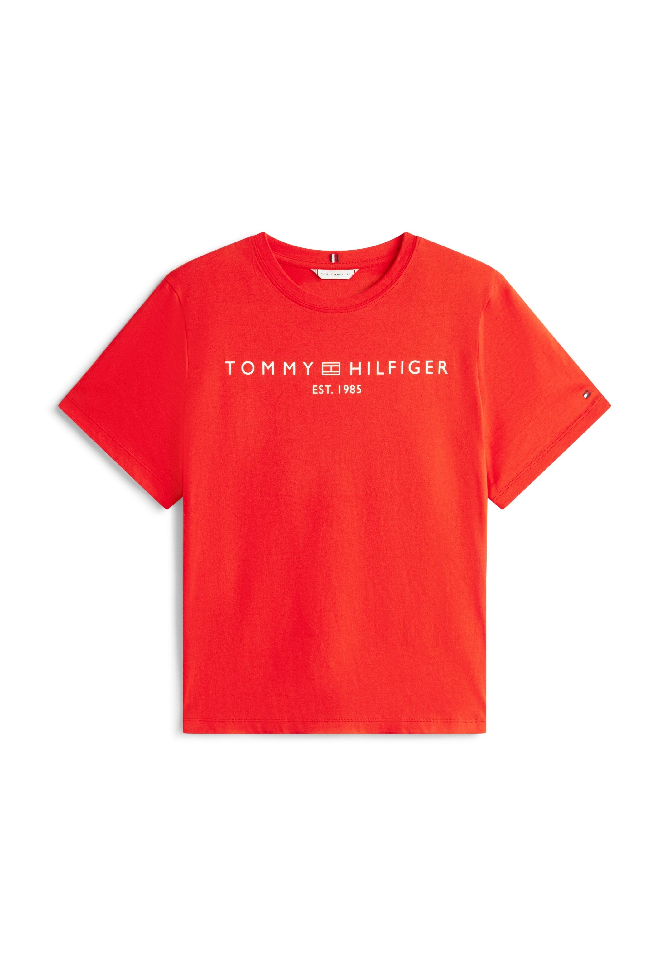 CURVE LOGO JERSEY CREW NECK T-SHIRT Media 1