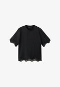 Mango ADULT - Print T-shirt - black