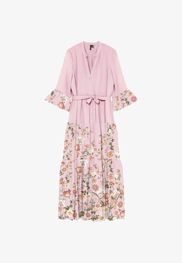 Vero Moda Curve VMCULRIKKE Long - Maxi dress - parfait pink