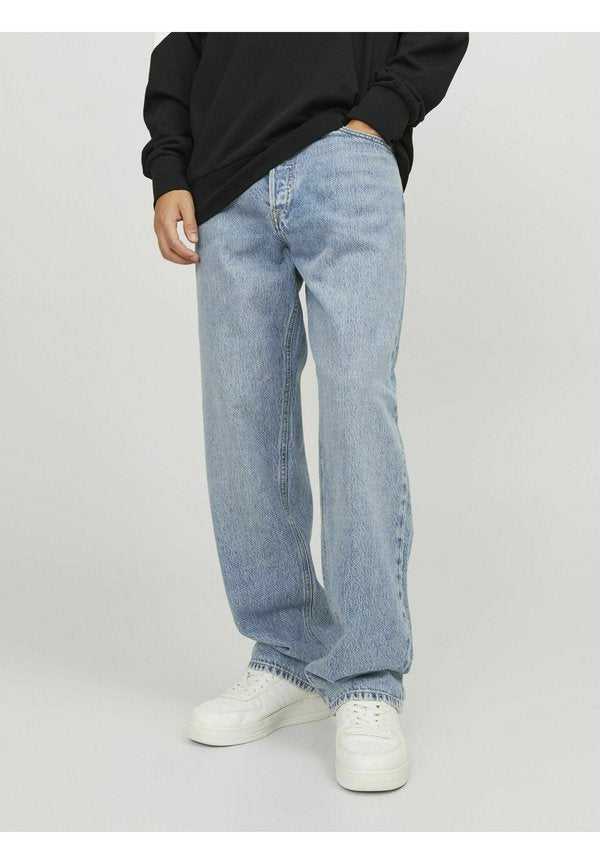 Jack & Jones Loose fit JJIEDDIE JJORIGINAL SBD 330 - Relaxed fit jeans - blue denim