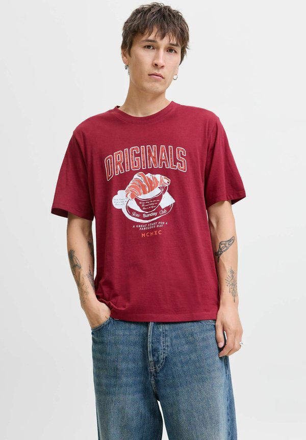 Jack & Jones Printed - Print T-shirt - tibetan red