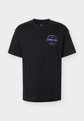 Nike Performance TEE GRIT - Print T-shirt - black/persian violet