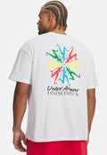 Under Armour HEAVYWEIGHT FITNESS EXPO - Print T-shirt - white