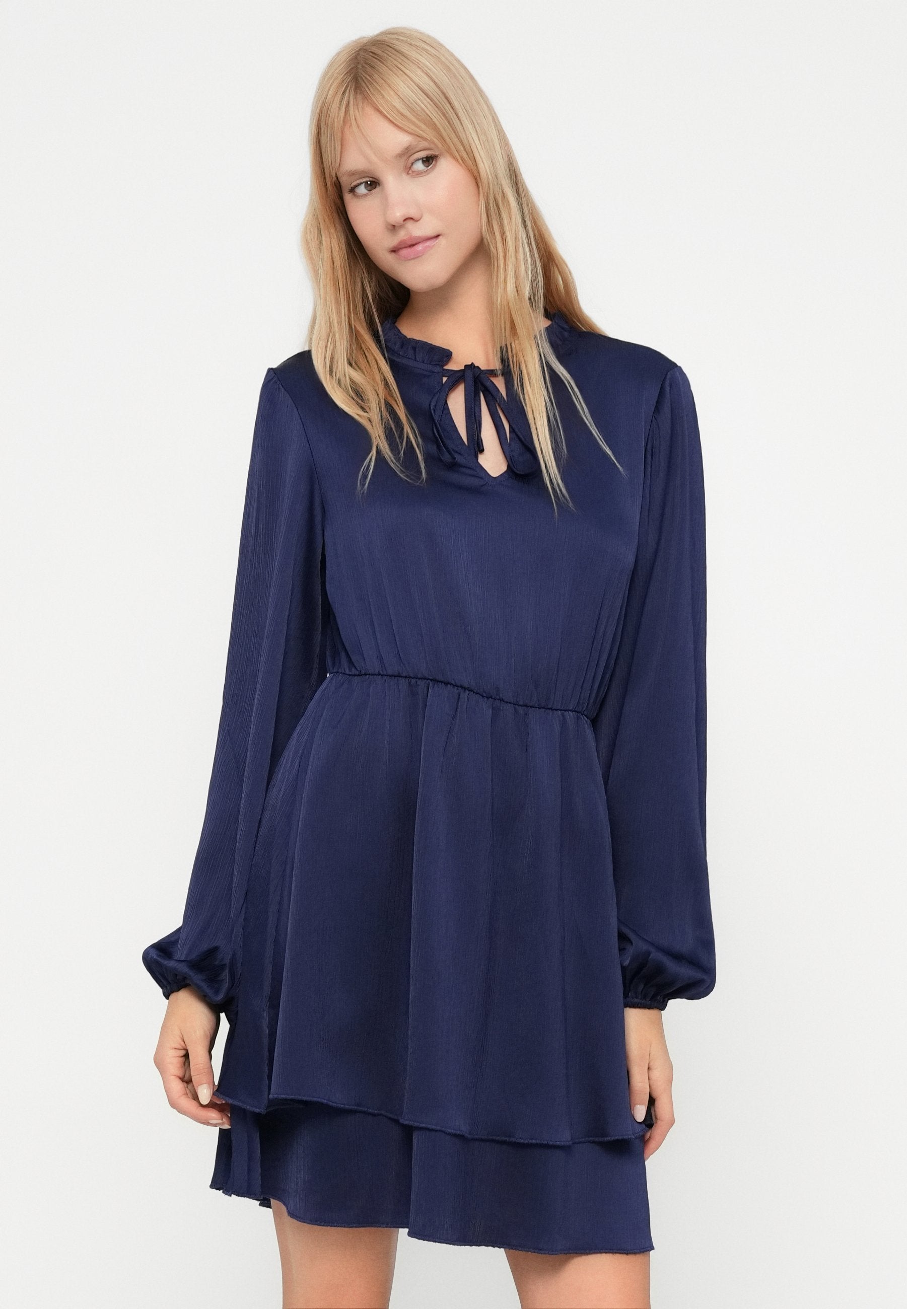 VILA VIFENJA RUFFLE DRESS