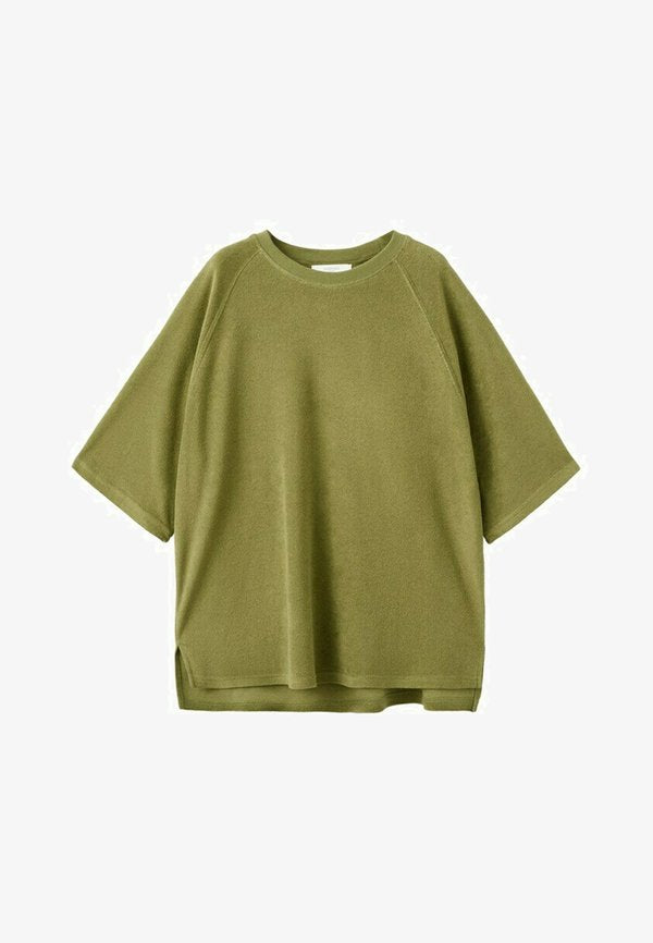 Mango Basic T-shirt - khaki