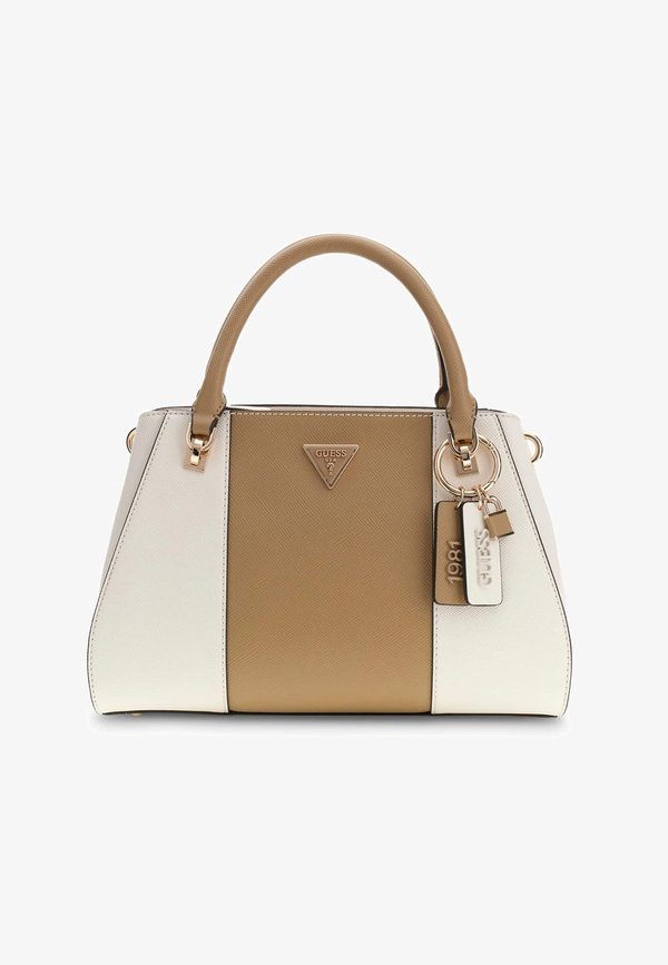 Guess NOELLE LUXURY SATCHEL - Handbag - beige