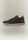 Puma ST RUNNER V4 UNISEX - Trainers - alpine snow/black/sand dune