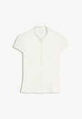 Bershka SHORT SLEEVE QIPAO SHIRT - Blouse - white