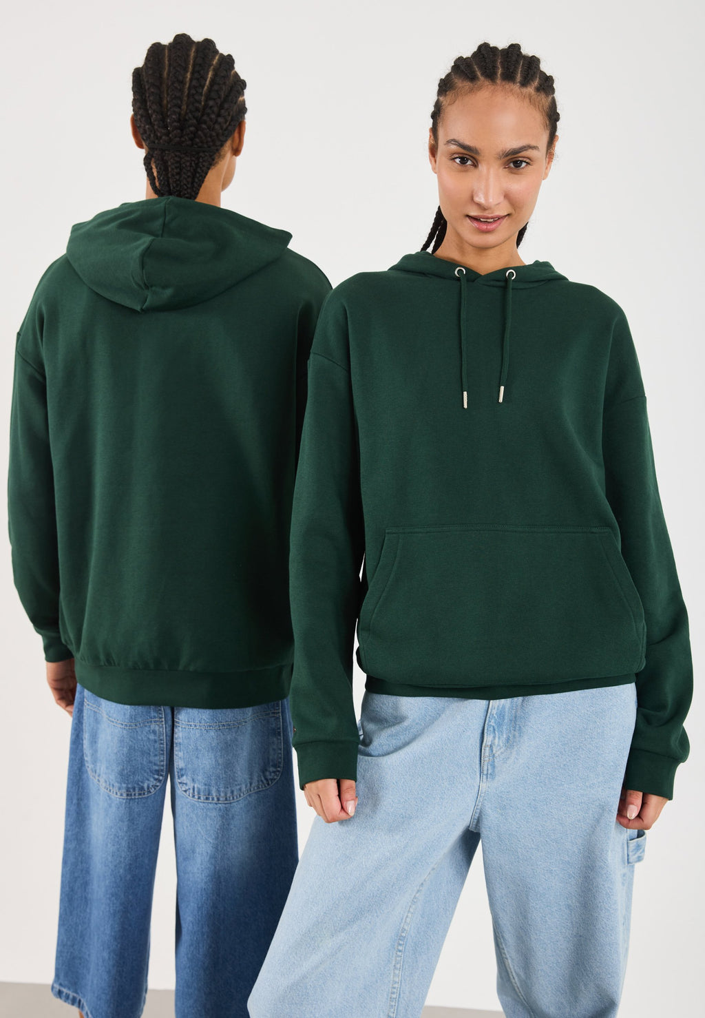 YOURTURN UNISEX 2 PACK RELAXED FIT HOODIE