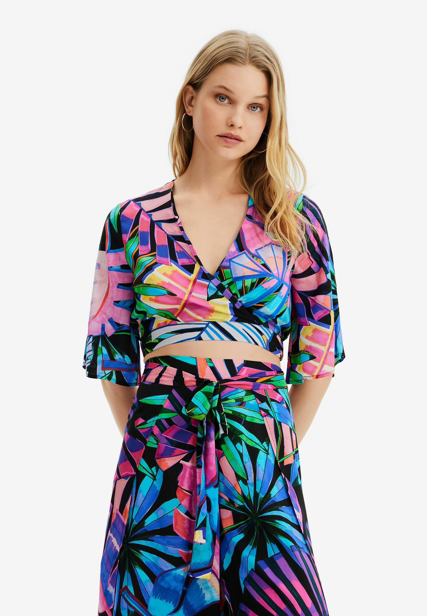 Desigual TROPICAL WRAP CROP