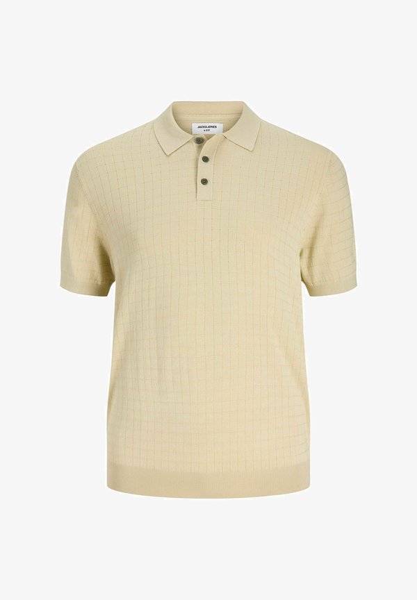 Jack & Jones Knitted Plus Size Knitted - Polo shirt - alfalfa