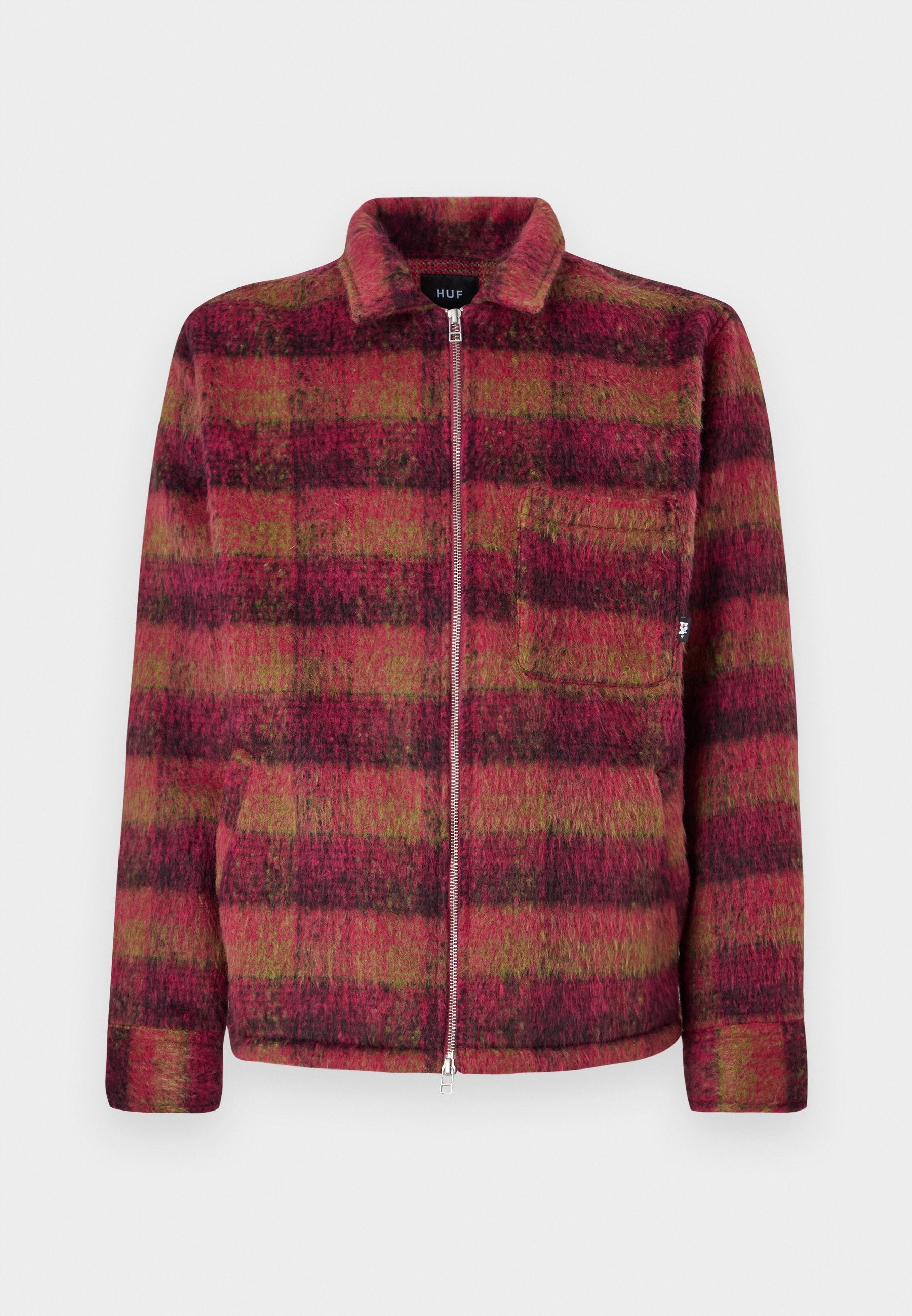 HUF MEGABLAST PLAID JACKET UNISEX