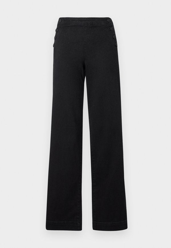 ONLY ONLMADISON - Wide Leg - black denim